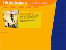 Tablet Screenshot of eclecticsculpture.com